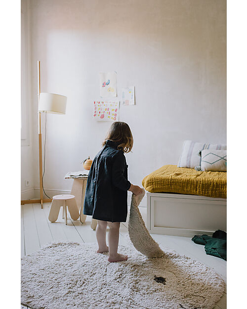 Lorena Canals Washable Rug - Bunny - Cotton - Animal Rugs Collection - 130 x 135 cm Carpets