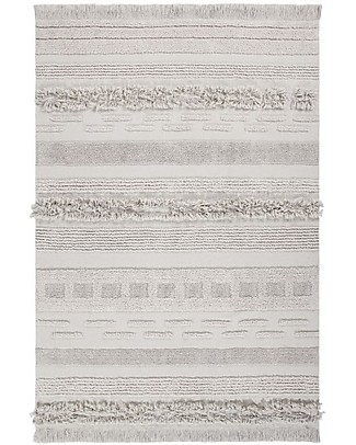 Lorena Canals Washable Rug Early Hours, Air Natural - 100% Cotton (140 x 200 cm) Carpets