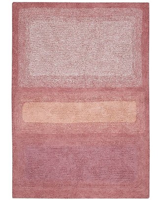 Lorena Canals Washable Rug Early Hours, Water Canyon Rose - 100% Cotton (140 x 200 cm) Carpets