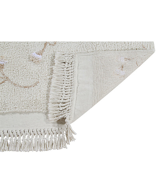 Lorena Canals Washable Rug English Garden, Ivory - 100% Cotton (140x210cm) Carpets