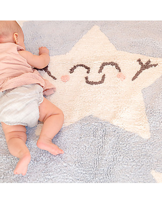 Lorena Canals Washable Rug Happy Star - 100% cotton (120x160 cm) Carpets