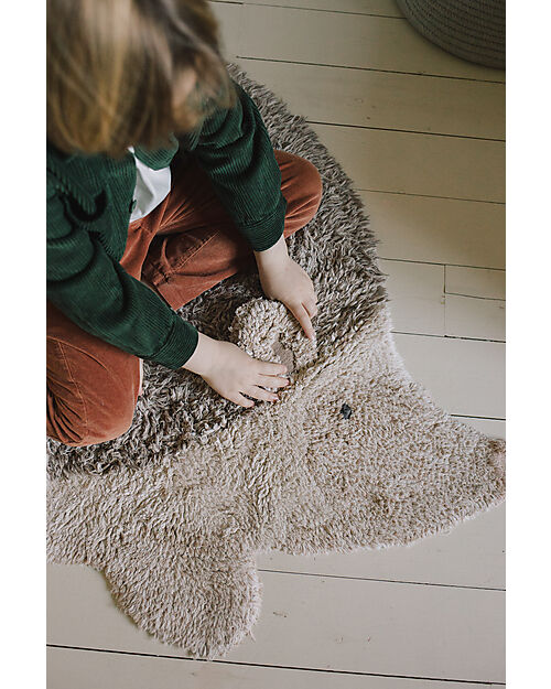 Lorena Canals Washable Rug - Hedgehog - Cotton - Animal Rugs Collection - 90 x 130 cm Carpets