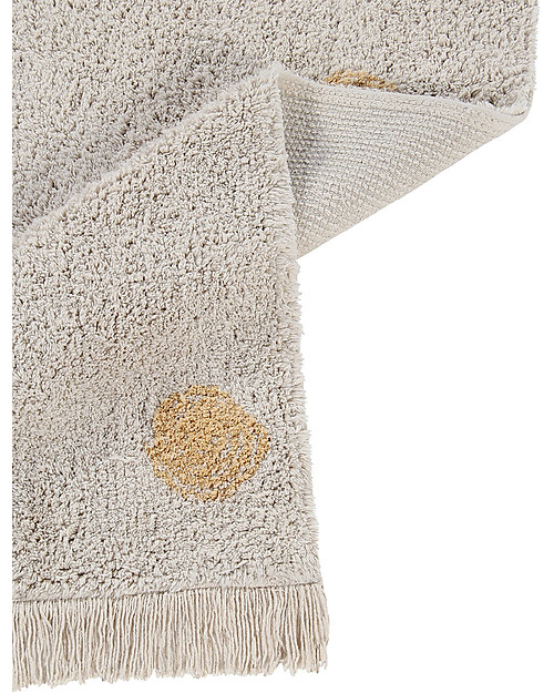 Lorena Canals Washable Rug Hippy Dots - Honey - Cotton (120cm x 160cm) Carpets