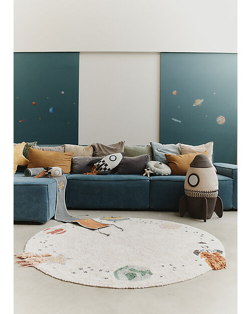 Lorena Canals Washable Rug - Interstellar - Astronaut Collection - Diameter 140 cm Carpets