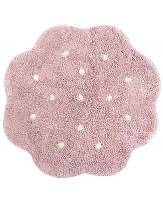 Lorena Canals Washable Rug Mini - Biscuits - Vintage Nude - 90 x 90 cm Carpets