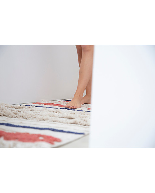 Lorena Canals Washable Rug Mini Lobster, Small - 100% Cotton (80x140 cm) Carpets