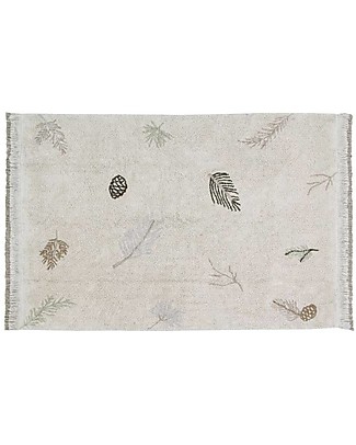 Lorena Canals Washable Rug Pine Forest - Natural - Cotton (140x200 cm) Carpets