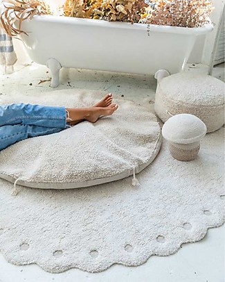 Lorena Canals Washable Rug Pinecone - Ivory - Cotton (130x180 cm) Carpets