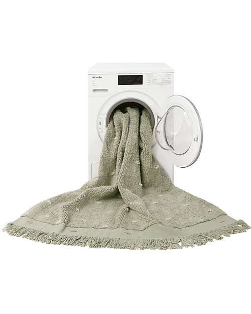 Lorena Canals Washable Rug Symphony - Olive - Cotton (140x200 cm) Carpets