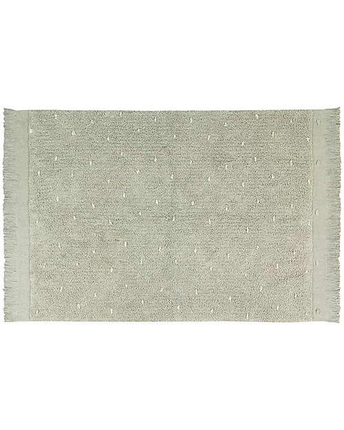 Lorena Canals Washable Rug Symphony - Olive - Cotton (140x200 cm) Carpets