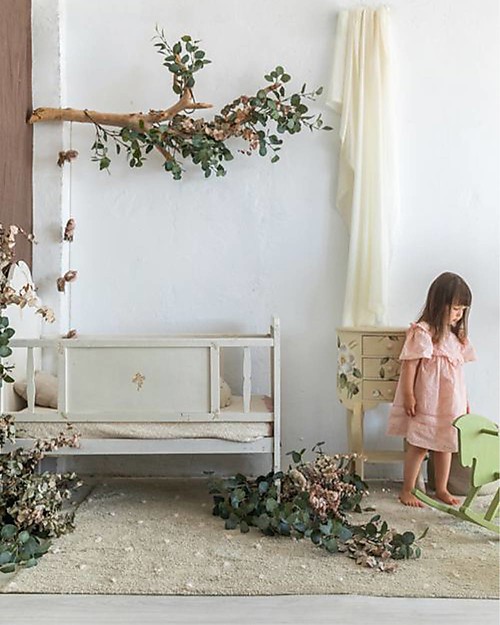 Lorena Canals Washable Rug Symphony - Olive - Cotton (140x200 cm) Carpets