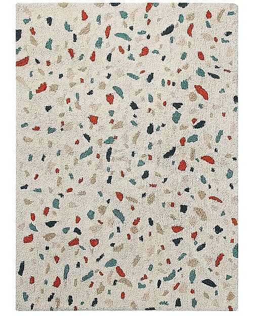 Lorena Canals Tappeto Lavabile Terrazzo, Marmo - 100% cotone (140 x 200 cm)  unisex