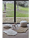 Lorena Canals Wool Round Edge Rug - Sheep White - Sheep of the World Collection - 75 x 110 cm Carpets