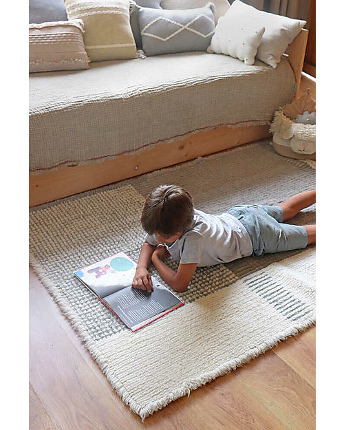 Lorena Canals Woolable Rug Washable Rug - Kaia Smoke Blue - (120x170 cm) Carpets