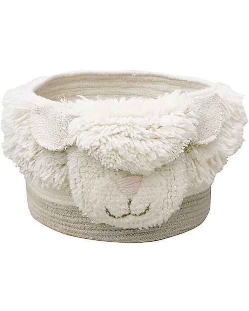 Lorena Canals Woolable Storage Basket - Pink Nose Sheep - (30x27x22 cm) Storage organisers