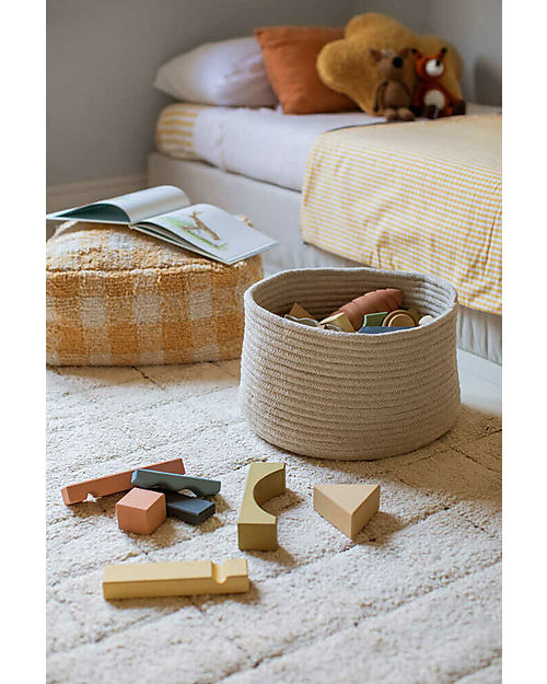 Lorena Canals Woven Basket - Natural - Large and Elegant! - Little Chefs Collection Storage organisers