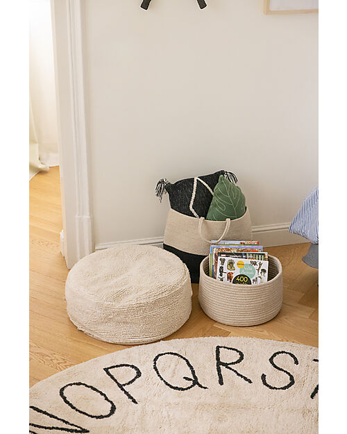 Lorena Canals Woven Basket - Natural - Large and Elegant! - Little Chefs Collection Storage organisers