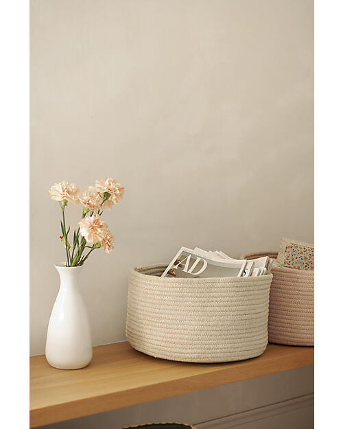 Lorena Canals Woven Basket - Natural - Large and Elegant! - Little Chefs Collection Storage organisers