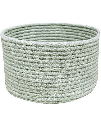Lorena Canals Woven Basket - Sage - Large and Elegant! - Little Chefs Collection Toy Storage Boxes