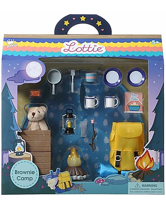 Lottie Campfire Fun Playset, for Brownie Lottie Doll Dolls Houses
