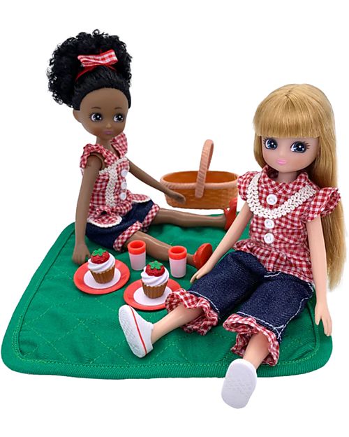 Lottie Doll Set and Picnic Accessories in the Park Dolls