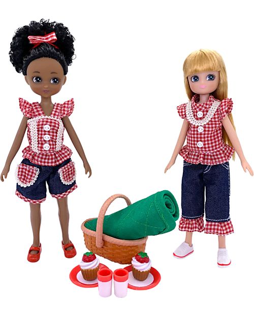 Lottie Doll Set and Picnic Accessories in the Park unisex (bambini)