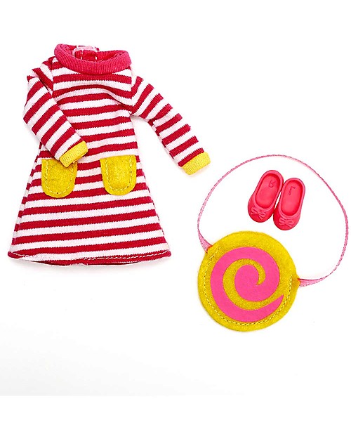 Lottie Raspberry Ripple Outfit Set, for Lottie Doll Dolls Accessories