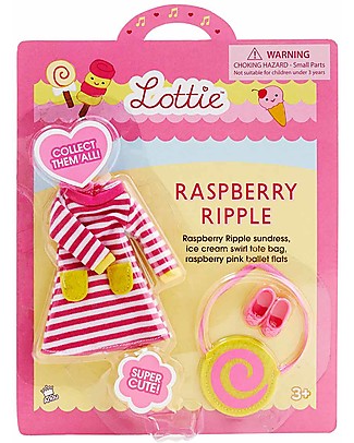 Lottie Raspberry Ripple Outfit Set, for Lottie Doll Dolls Accessories