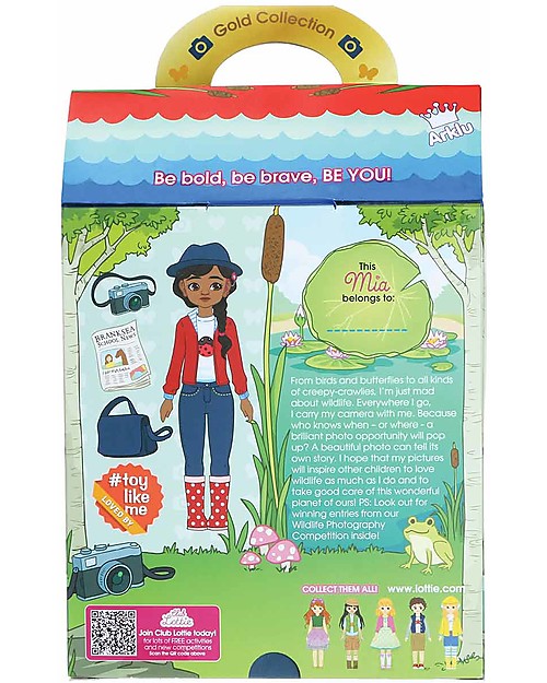 Lottie Wildlife Photographer Mia Lottie Doll - 18 cm - Limited Edition Dolls