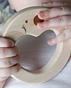 Loullou Natural Teether, Heart Toy - Maple Wood Teethers