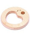 Loullou Natural Teether, Heart Toy - Maple Wood Teethers