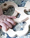Loullou Natural Teether, You’re a Star Toy - Maple Wood Teethers