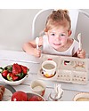 Love Mae 5-pieces Bamboo Dinner Set, Woodland Tea Party - Durable and ecological! Perfect gift idea! Bowls & Plates
