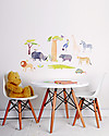 Love Mae Fabric Wall Stickers, Safari - Repositionable and Biodegradable! Wall Stickers