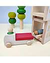 Lubulona Hospital Set with Ambulance - FSC-PEFC Beech Wood Wooden Toy Cars, Trains & Trucks