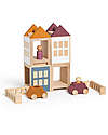 Lubulona Lubu Town Maxi - Autumnvale - FSC-PEFC Beech Wood Wooden Toy Cars, Trains & Trucks