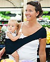 Lucky Baby Ultra Light Baby Sling Dark Blue - SUPPORi - Fits in your Pocket Baby Slings