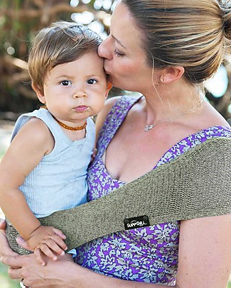 Lucky Baby Ultra Light Baby Sling Sage - SUPPORi - Fits in your Pocket Baby Slings