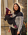 Lucky Baby Wacotto, 2-in-1 Baby Carrier, Grey - Also great as infinity scarf! Baby Slings