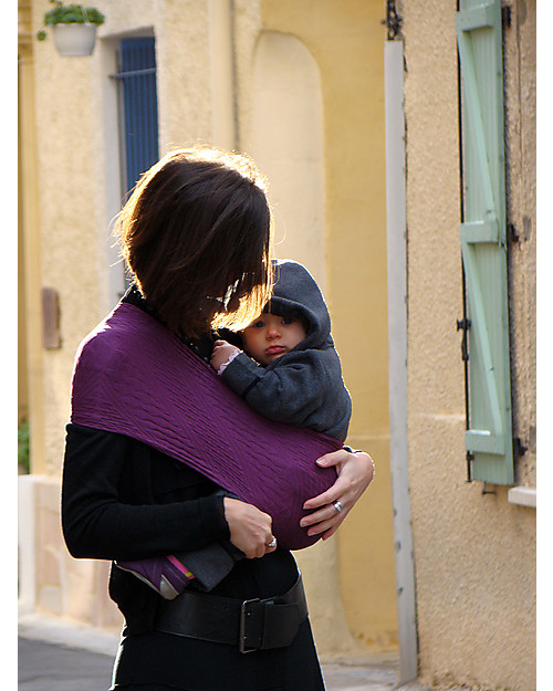 Lucky Baby Wacotto, 2-in-1 Baby Carrier, Magenta - Also great as infinity scarf! Baby Slings