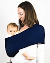 Lucky Baby Wacotto, 2-in-1 Baby Carrier, Navy Blue - 6-36 mths - Also great as infinity scarf! Baby Slings