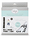 Lulujo Baby Baby’s First Year Swaddle + Cards Set, Loved Beyond Measure - For the social baby and parents! Muslin Swaddle