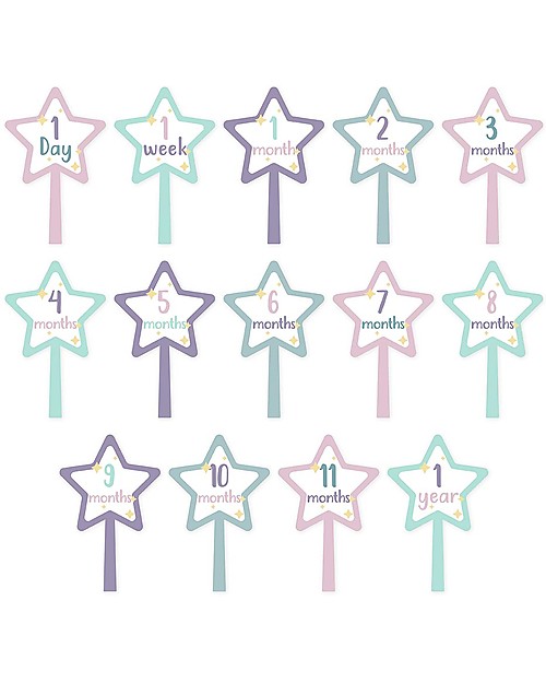 Lulujo Baby Baby’s First Year Swaddle + Cards Set, Something Special - For the social baby and parents! Muslin Swaddle