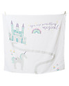 Lulujo Baby Baby’s First Year Swaddle + Cards Set, Something Special - For the social baby and parents! Muslin Swaddle