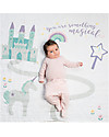 Lulujo Baby Baby’s First Year Swaddle + Cards Set, Something Special - For the social baby and parents! Muslin Swaddle
