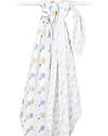 Lulujo Baby Set of 2 Swaddles 100 x 100 cm - Hot Air Baloon - 100% cotton muslin Muslin Swaddle