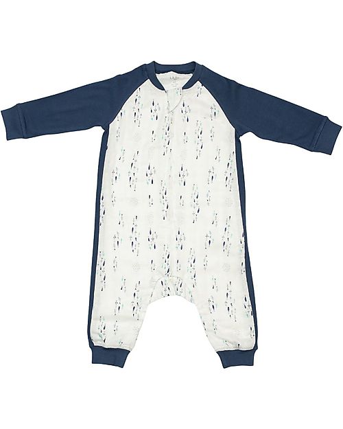 Lulujo Baby Sleepsuit - Fish - TOG1 - Cotton and Bamboo Rayon Sleeping Bags
