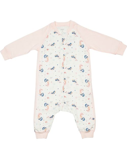 Lulujo Baby Sleepsuit - Mermaid - TOG1 - Cotton and Bamboo Rayon Sleeping Bags