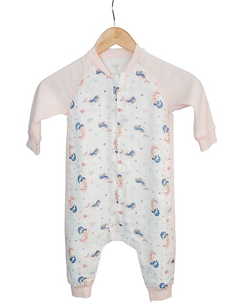 Lulujo Baby Sleepsuit - Mermaid - TOG1 - Cotton and Bamboo Rayon Sleeping Bags