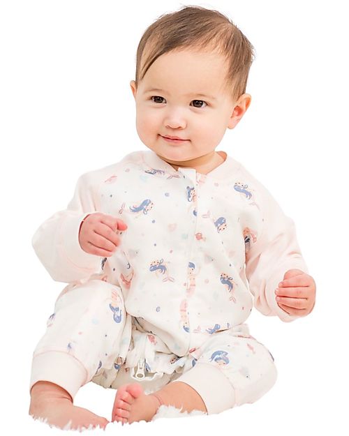 Lulujo Baby Sleepsuit - Mermaid - TOG1 - Cotton and Bamboo Rayon Sleeping Bags